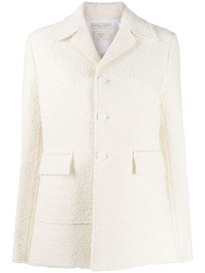 Bottega Veneta Bouclé Jacket - White
