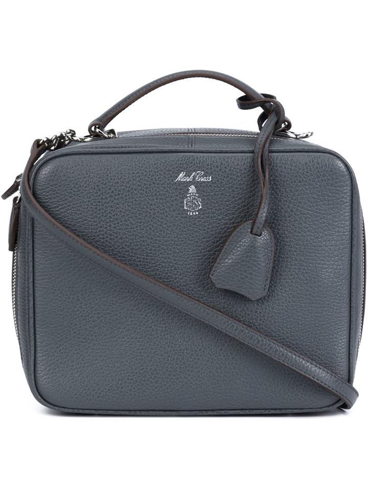 Mark Cross 'laura Pebble Grain' Bag, Women's, Grey