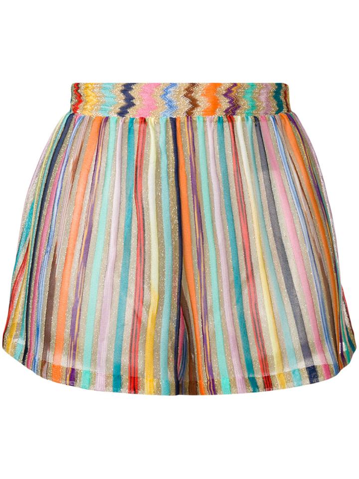 Missoni Mare Striped Beach Shorts - Multicolour