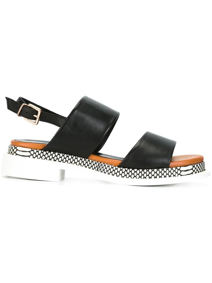 Robert Clergerie Camas Sandals - Black