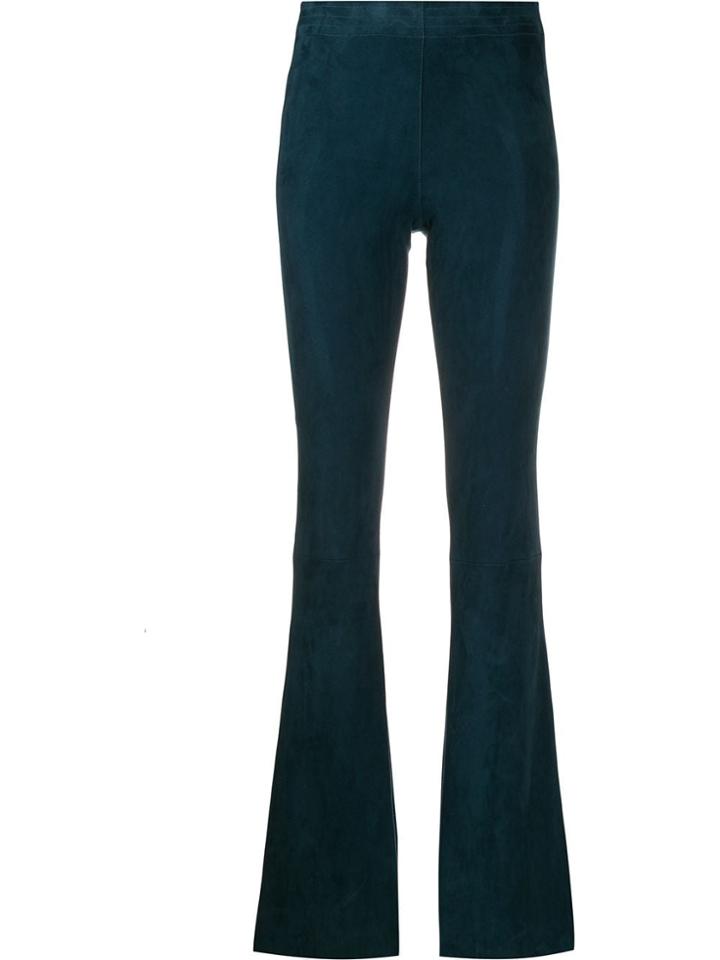 Drome Flared Style Trousers - Blue