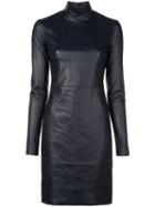 The Row Roll Neck Dress - Blue