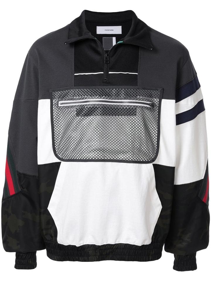 Facetasm Panelled Sweatshirt - Multicolour