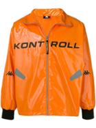 Kappa Kontroll Logo Print Jacket - Orange