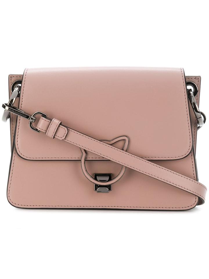 Karl Lagerfeld K/katlock Crossbody Bag - Pink
