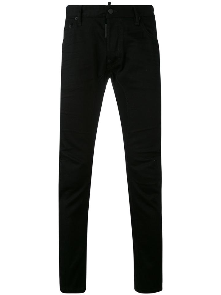 Dsquared2 - Tapered Jeans - Men - Cotton/polyester/spandex/elastane/wool - 46, Black, Cotton/polyester/spandex/elastane/wool