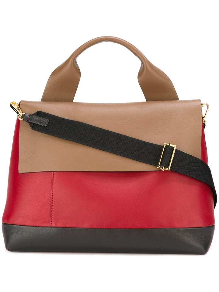 Marni City Pod Tote - Red