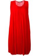 Max Mara Studio - Bard Shift Dress - Women - Polyester/viscose - M, Red, Polyester/viscose