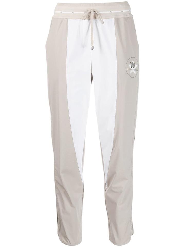 Lorena Antoniazzi Drawstring Track Pants - Blue
