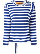 Golden Goose Deluxe Brand Striped Longsleeved T-shirt, Women's, Size: 38, Blue, Cotton