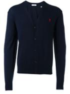 Ami Paris Ami De Coeur Cardigan - Blue