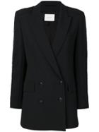 Pierre Balmain Double Breasted Blazer - Black