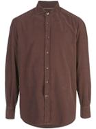 Brunello Cucinelli Velour Shirt - Brown