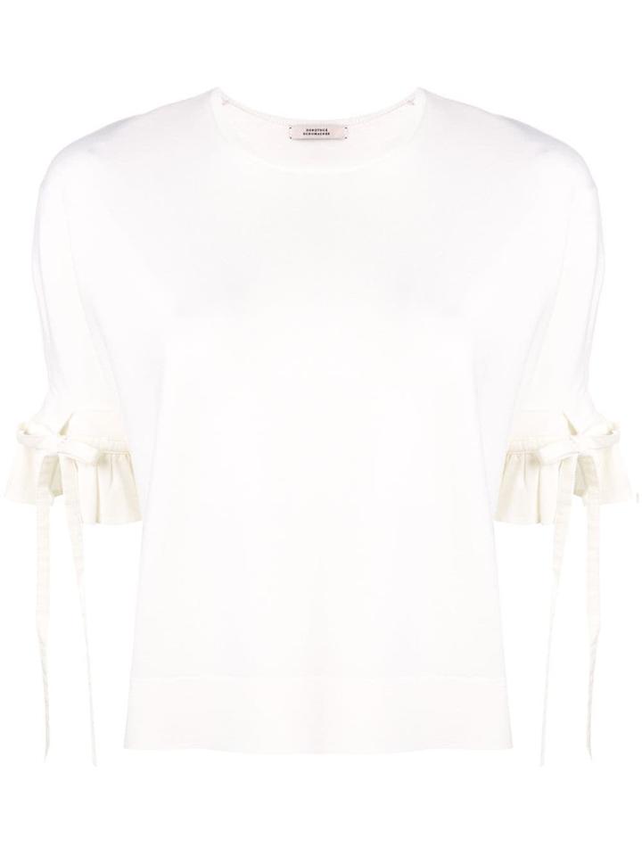 Dorothee Schumacher Poetic Drape Blouse - White