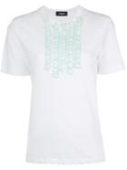Dsquared2 Ruffle-trimmed T-shirt - White