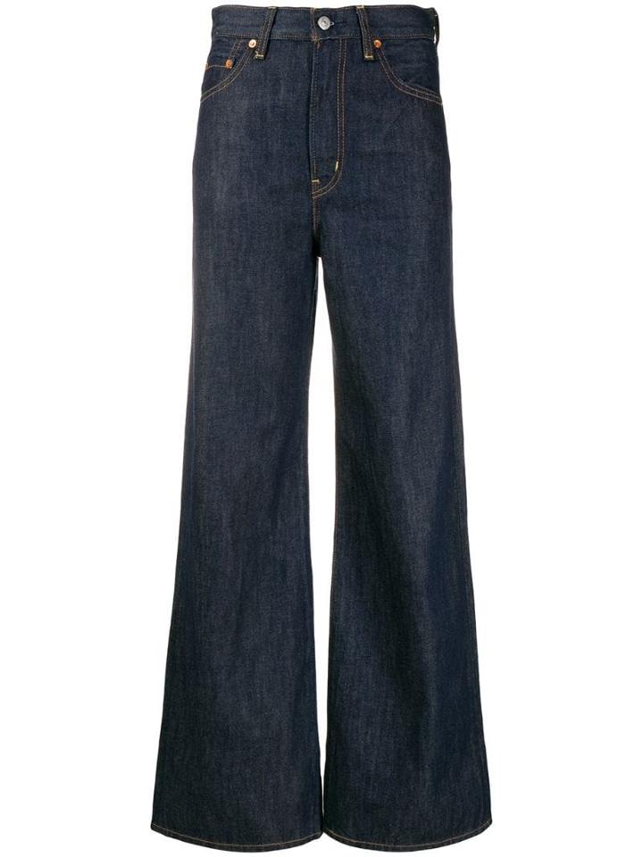 Levi's High Rise Flared Jeans - Blue