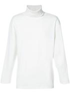Rochambeau Ribbed Turtleneck Sweatshirt - White