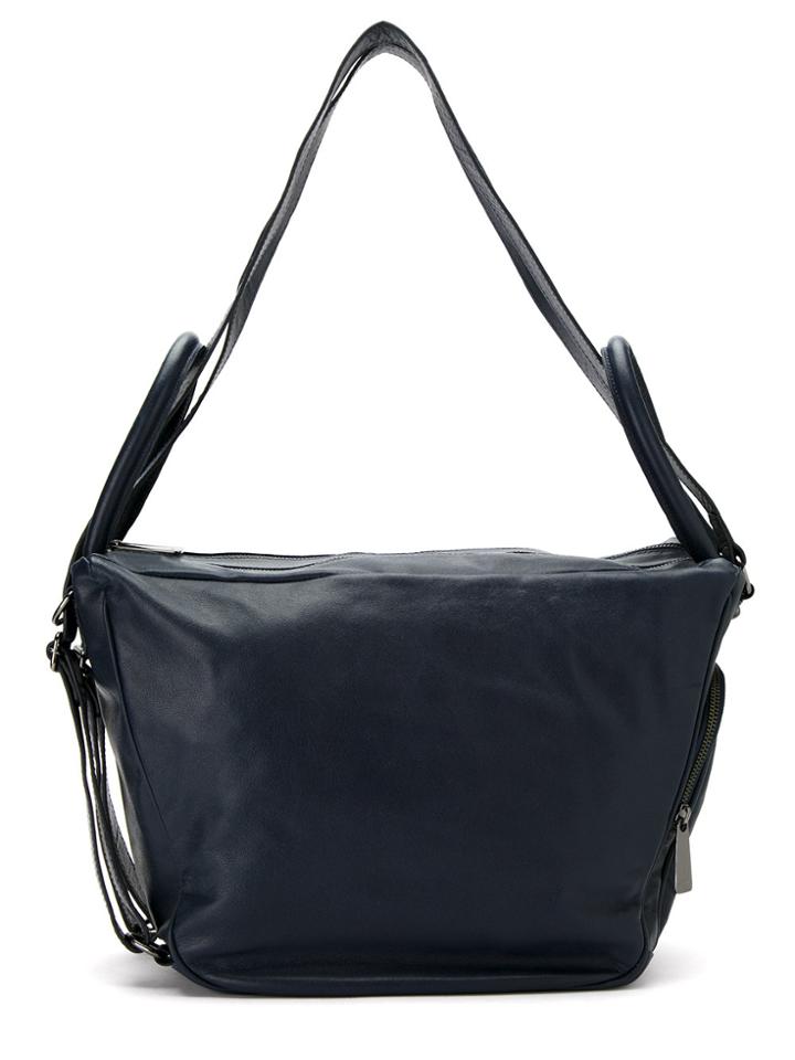 Mara Mac Leather Shoulder Bag - Blue