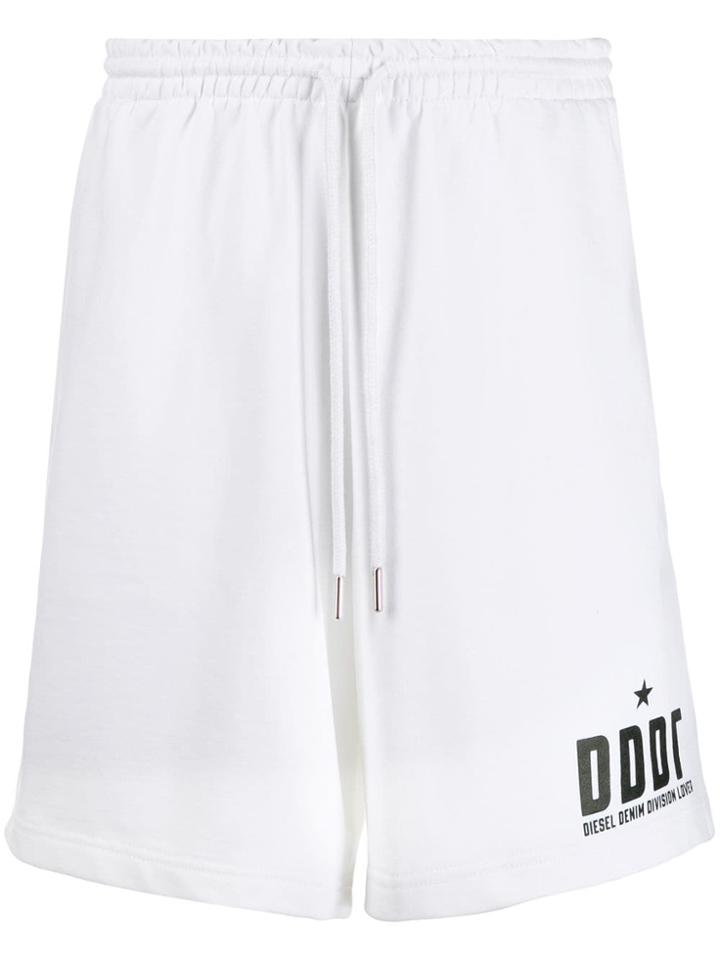 Diesel Basketball Shorts - White