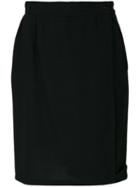 Versace Pre-owned Straight Style Skirt - Black
