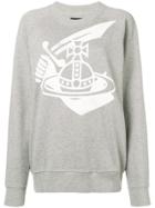 Vivienne Westwood Anglomania Graphic Print Sweatshirt - Grey