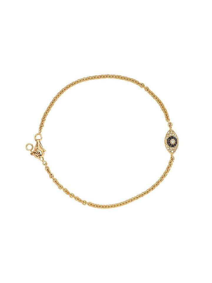 Alinka 'alinka' Diamond Evil Eye Bracelet, Women's, Metallic