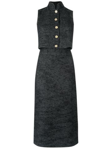 Talie Nk Bouclé Midi Dress - Black