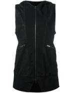 Lost & Found Ria Dunn Sleeveless Perforated Jacket - Black