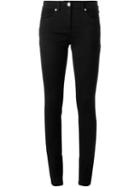 Versace Skinny Trousers, Women's, Size: 30, Black, Cotton/spandex/elastane