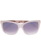 Monique Lhuillier - Oversize Square Sunglasses - Women - Acrylic - One Size, White, Acrylic