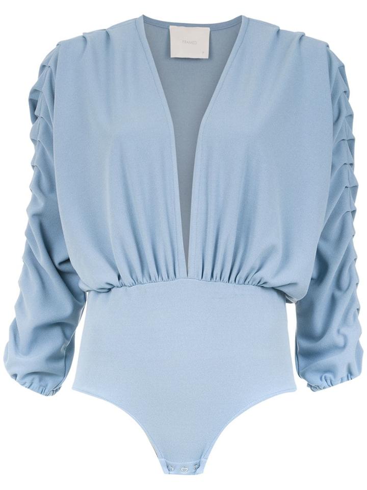 Framed Rush Bodysuit - Blue