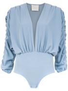 Framed Rush Bodysuit - Blue