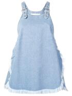 Marques'almeida Janis Strap Top - Blue