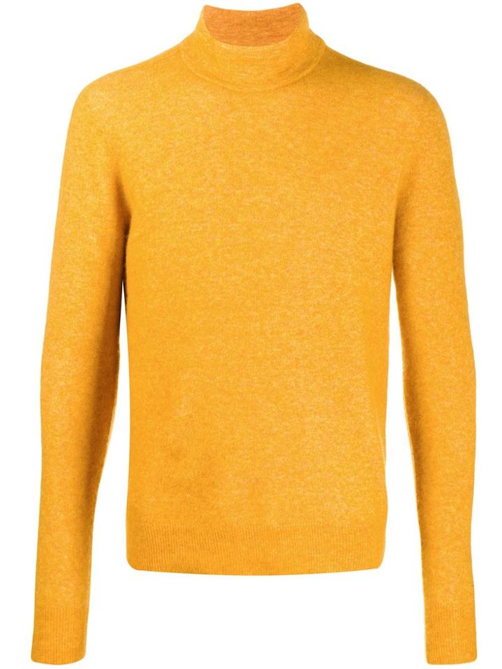 Roberto Collina Roll-neck Jumper - Yellow