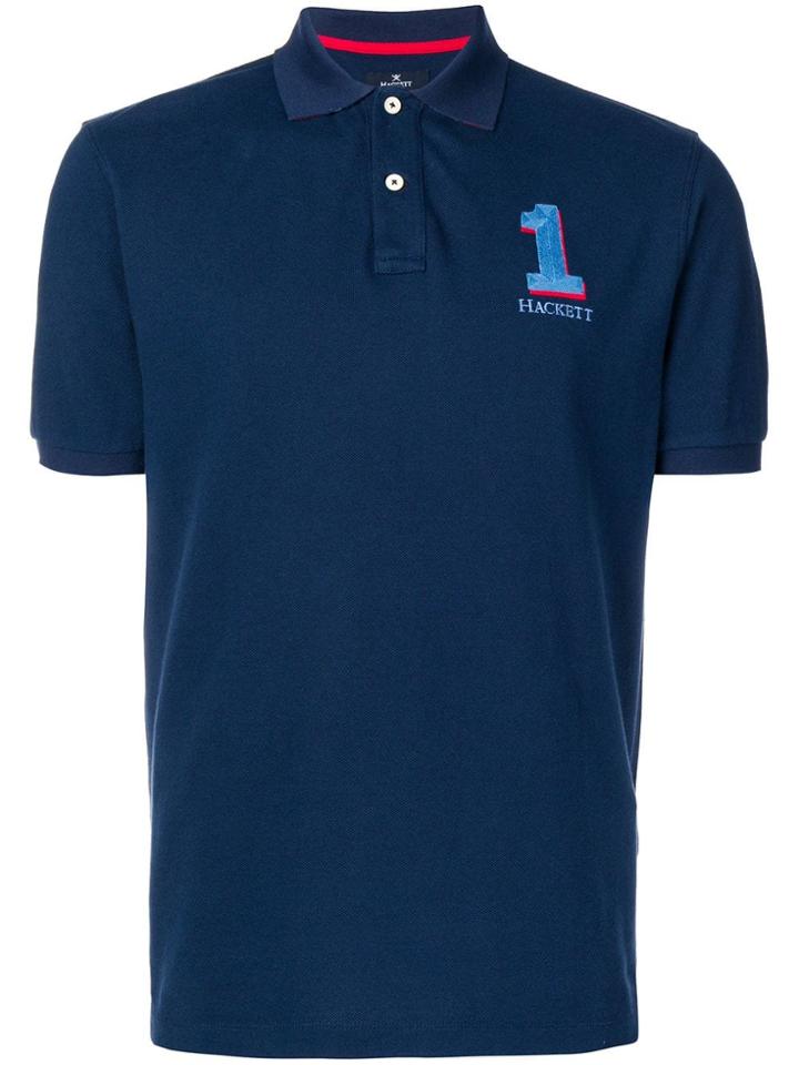 Hackett Short Sleeved Polo Shirt - Blue
