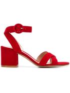 Gianvito Rossi Cross-toe Sandals - Red
