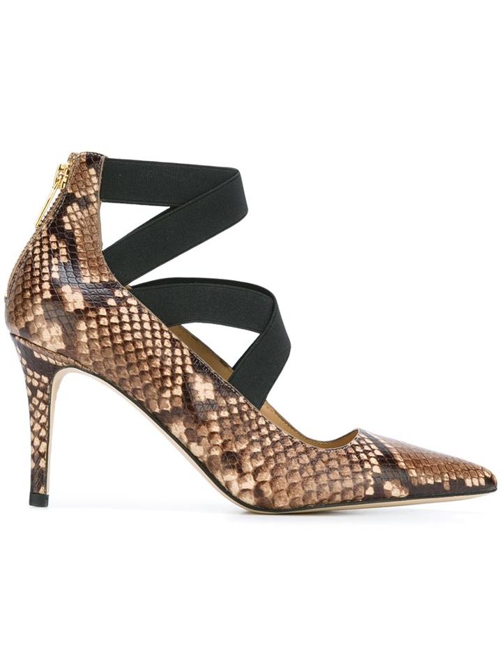 Michael Michael Kors Snakeskin Effect Pumps