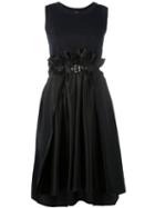 Comme Des Garçons Noir Kei Ninomiya - Sleeveless Dress - Women - Silk/cotton - M, Black, Silk/cotton