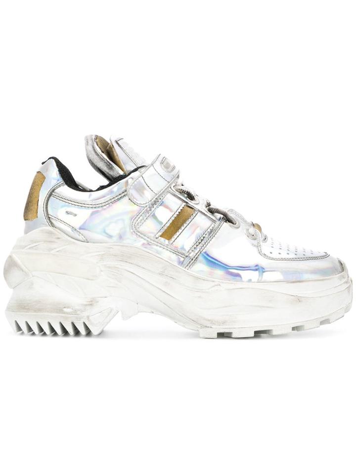Maison Margiela Platform Sneakers - Metallic
