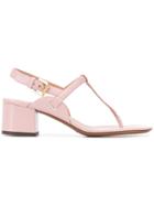 L'autre Chose T-strap Sandals - Pink