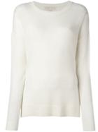 Michael Michael Kors Crew Neck Jumper, Women's, Size: Small, Nude/neutrals, Cashmere/merino