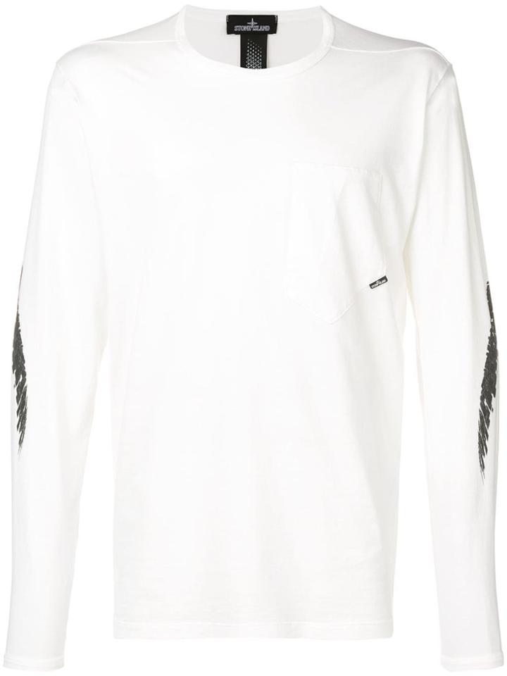 Stone Island Shadow Project Chest Pocket Sweatshirt - White