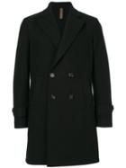 Eleventy - Classic Double-breasted Coat - Men - Polyester/acetate/virgin Wool - 50, Black, Polyester/acetate/virgin Wool