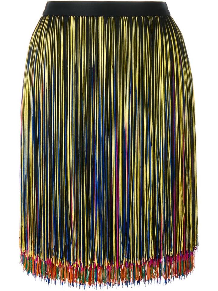 Christopher Kane Fringed Mini Skirt