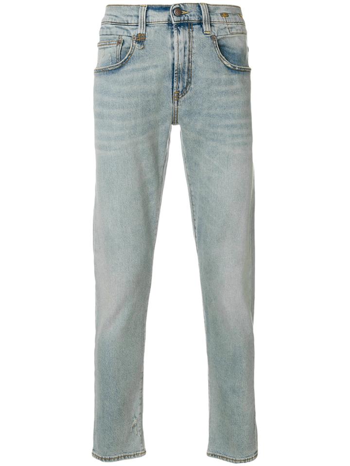 R13 Five Pockets Tapered Jeans - Blue