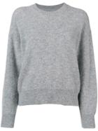 Iro Long-sleeve Fitted Sweater - Grey