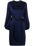 Gianluca Capannolo Belted Dress - Blue