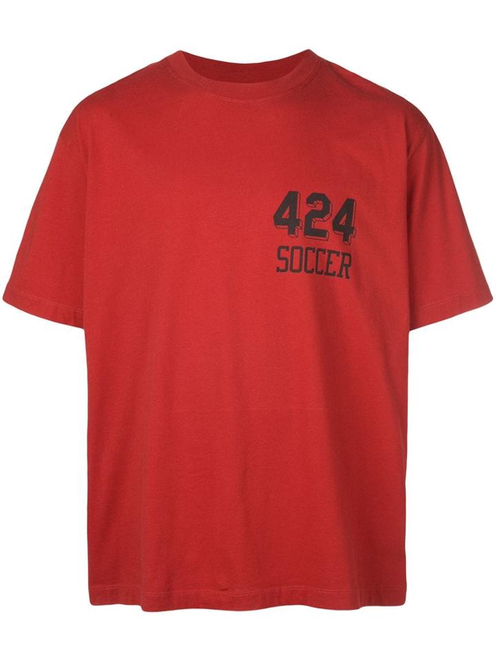 424 Logo T-shirt - Red