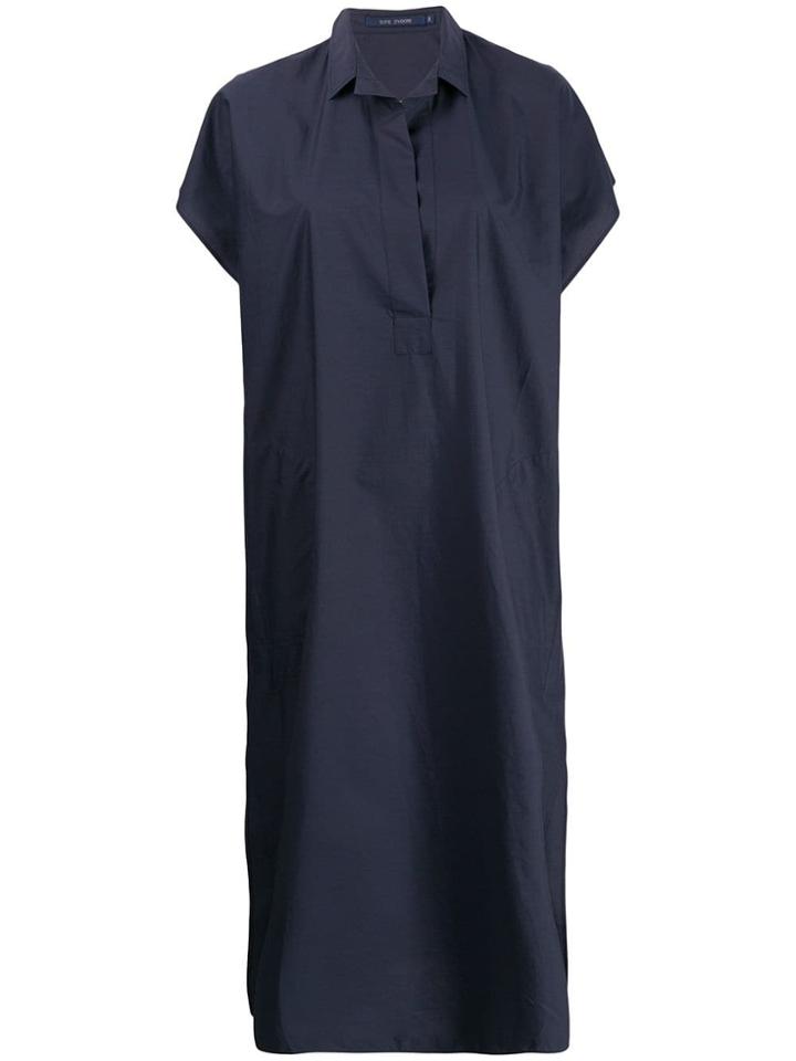 Sofie D'hoore Short-sleeve Flared Dress - Blue