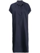 Sofie D'hoore Short-sleeve Flared Dress - Blue